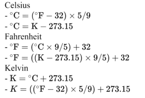 conversion-formulae